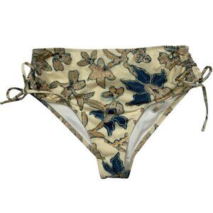 Ulla Johnson Lyria Bikini Bottom Swimsuit XS P Neutral Floral NEW
